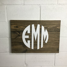 Load image into Gallery viewer, Monogram Sign Options - 1 x 6 3 Board