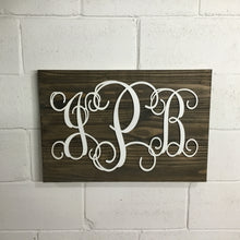 Load image into Gallery viewer, Monogram Sign Options - 1 x 6 3 Board