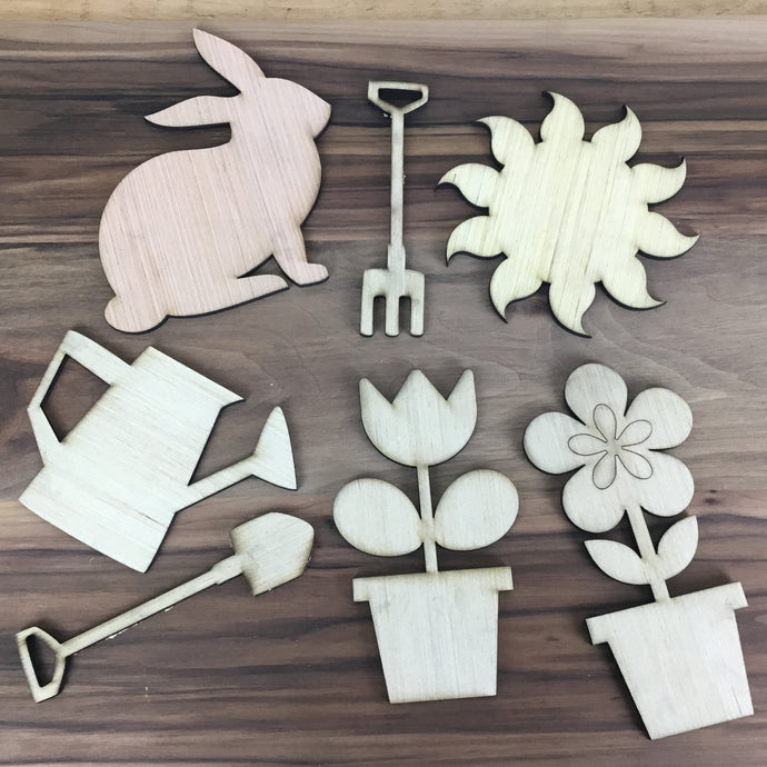 Garden Theme 6 piece Craft Kit - Free Shipping