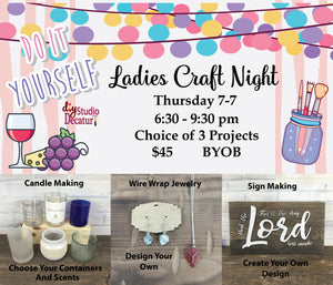 Ladies Craft Night July 7th, 2022