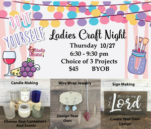 Ladies Craft Night October 27th, 2022